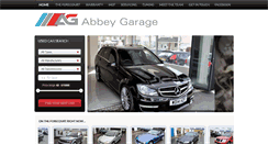 Desktop Screenshot of abbeygarage.co.uk