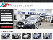 Tablet Screenshot of abbeygarage.co.uk